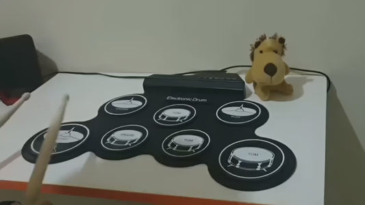 Electronic Drum Kit Roll-Up Drum Beginner Drum Set Digital Drum Portable Drum Pad Practice Drum Kit